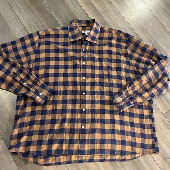 Peter Millar Flannel Button Up - XXL - Picture 1 of 6